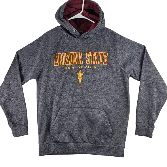 Colosseum Other - Colosseum Arizona State Sun Devils Hoodie ASU Pullover Mens Large Charcoal Gray